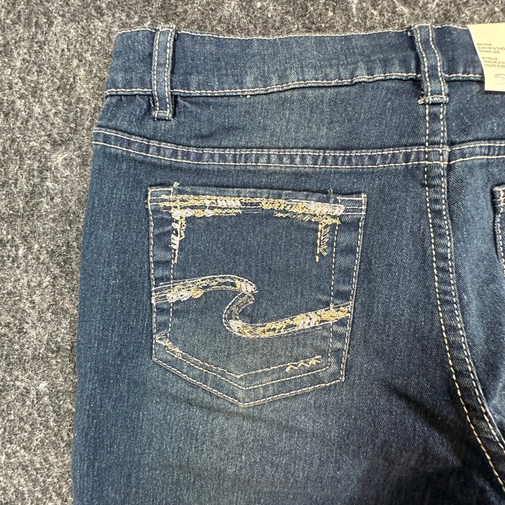 Silver Jeans Co Sasha Skinny Jeans Girls 16 Blue Eco Denim Slim Fit NWT - Picture 14 of 16